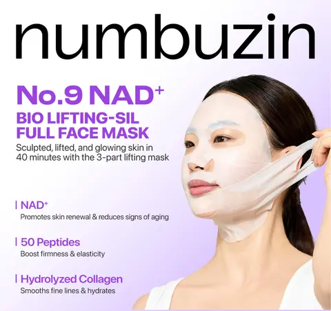 Numbuzin No. 9 Sheet Mask NAD+ Bio Lifting 16-count | Costco