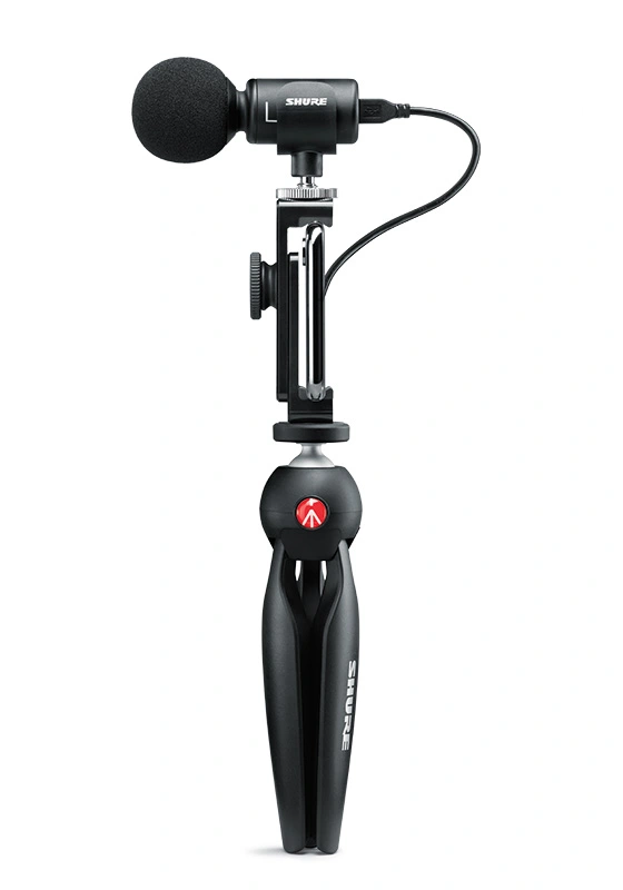 値下げ: SHURE MV88+とDJI OM4のセット Shure MV88+ Video Kit w/Digital Stereo Mic for iOS & Android