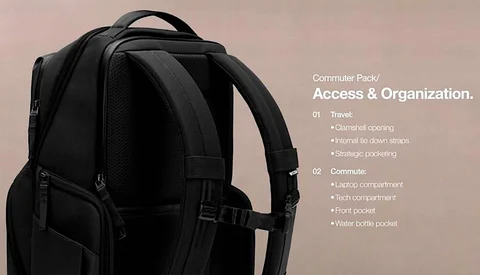 Incase A.R.C. Commuter Backpack - Black