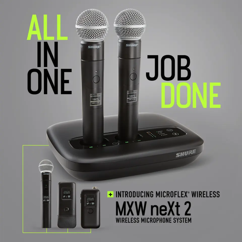 Shure MXW8X Desktop Based Gooseneck Tx without Microphone, Z10