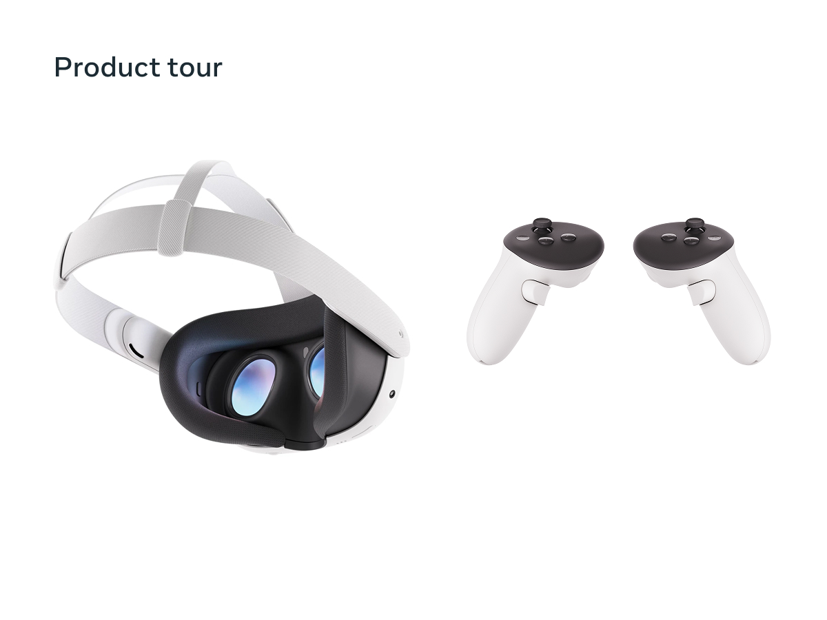 Meta Quest 3 512GB Advanced All-In-One VR Headset with Controllers